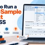 How to run a one sample t test in spss