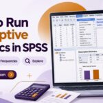 How to run descriptive statistics in spss